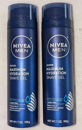Beiersdorf Inc. 072140033729 Nivea Men Maximum Hydration Shave Gel With Aloe Vera And Provitamin B5 - Pack Of 2