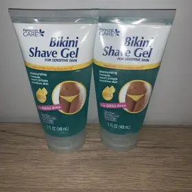 Bikini 808829114966 New 2 X 5 Oz Shave Gel Sensitive Skin Aloe Shea A&e Chamomile