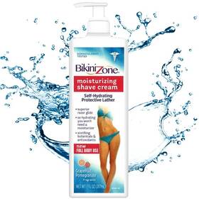 Bikini Zone 018515016478 Moisturizing Shave Cream Grapefruit Pomegrante