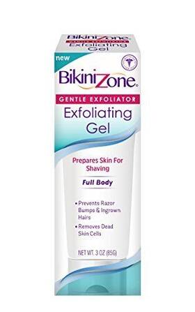 Bikini Zone 018515016492 Exfoliating Gel - Prevent Razor Bumps And Ingrown Hair Gently Exf