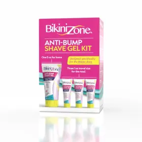 Bikini Zone 045611016682 Soothing Shave Gel Combo Set 5 Oz Full Size And 3 Travel 1 Minis