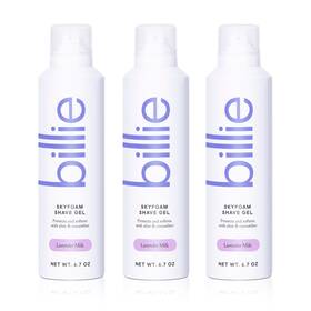 Billie 840315501706 Skyfoam Shave Gel - Lavender Milk Scent Water-activated Foam Made With Al