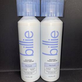 Billie 850010111902 2 X Whipped Shave Cream Ultra Gentle Unscented 6.5 Fl. Oz