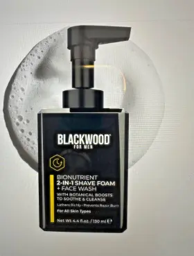 Blackwood For Men 811196013565 Bionutrient 2-in-1 Shave Foam Face Wash Blackwood For Men 811196013565 Bionutrient 2-in-1 Shave Foam Face Wash