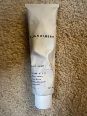 Blind Barber 858081005502 Watermint Gin Shave Cream 3.2 Oz