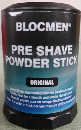 Blocmen 640139733047 Pre-shave Powder Stick 60g Exp 10/2028