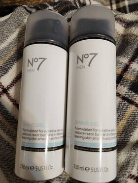 Boots No. 7 045096681615 Men S Shave Gel For Sensitive Skin 5 Fl Oz Lot Of 2 Discontinued