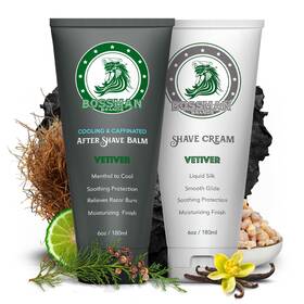 Bossman 742779718174 Silk Lotion Shaving Cream And Cooling After Shave For Men Combo &
