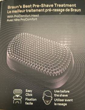 Braun 20144599/ 0137177306 Brauns Series 9 Pro Best Pre-shave Treatment Procomfort Head Releases Hair