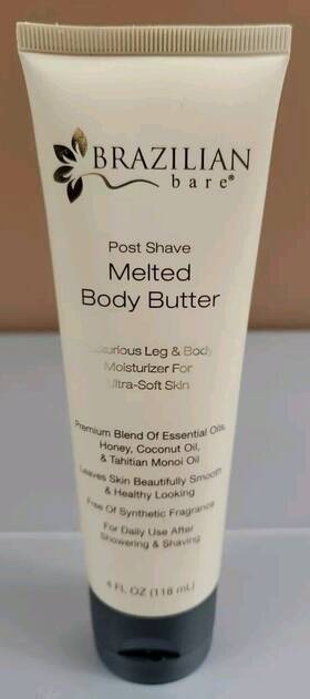 Brazilian Bare 855376001515 Post-shave Melted Body Butter 4 Oz
