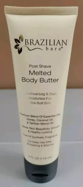 Brazilian Bare 855376001515 Post-shave Melted Body Butter 4 Oz