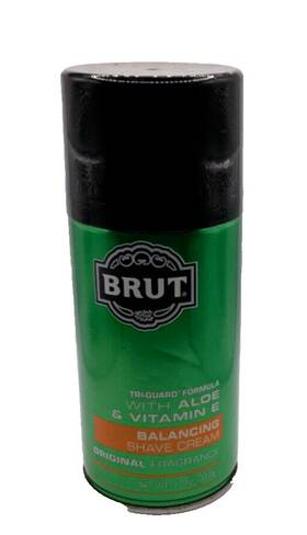 Brut 827755070511 Balancing Shave Cream Original Fragrance With Aloe And Vitamin E 11 Oz