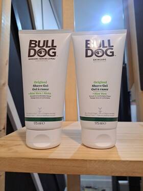 Bull Dog 060144645043 2 New Skincare For Men Original Shave Gel With Aloe Vera. 175ml Each