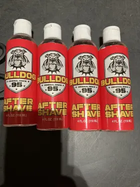 Bulldog 683590666100 After Shave Original Since 95 4ct - 4oz Bottles