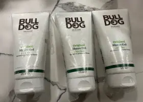 Bulldog 756673148968 Skincare For Men Original Shave Gel With Aloe Vera 5.9 Ounce Pack Of 3
