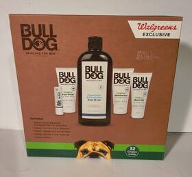 Bulldog 841058008293 Mens Skincare And Grooming Expert Set Gift Pack Wash Gel Balm