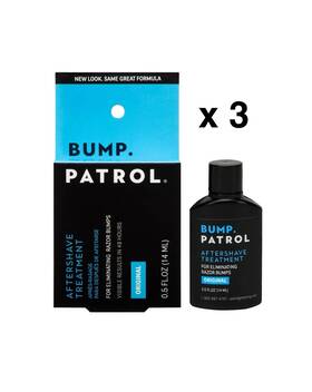 Bump Patrol 612831022030 3packs Of Original Aftershave Treatment For Eliminating Razor 0.5