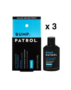Bump Patrol 612831022030 3packs Of Original Aftershave Treatment For Eliminating Razor 0.5