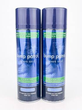 Bump Patrol 612831022061 Shave Gel Aloe Vera For Sensitive Skin 7oz Lot Of 2