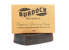 Burdock Naturals 600300778274 Organic Shaving Soap - All Natural Cream For Razor Burn And Bumps