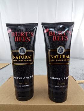 Burts Bees 792850569997 2 Natural Skin Care For Men Shave Cream 6 Oz Each