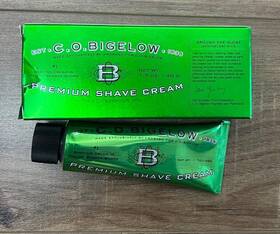 C.o. Bigelow 637293164135 C.o. Premium Travel Shave Cream For Men With Eucalyptus Oil 1.7 Ounce