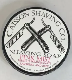 Caisson Shaving Co 860006772635 Co. Soap Pink Mist Hibiscus Pomegranate Raspberry Rose