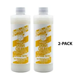 12ozbr Campbells Liquid Shave Cream Pre-mixed 2-pack Bay-rum Scent 12oz Lather King 12ozbr Campbells Liquid Shave Cream Pre-mixed 2-pack Bay-rum Scent 12oz Lather King