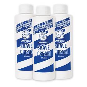 Campbells B009wb2zco Campbell S Liquid Shave Cream Lather - 3x 8oz Barbers And Home Use