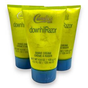 Candies 098691012617 Downhill Razor Shave Cream 4.4oz. Lot Of 3