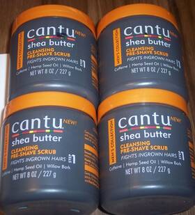 Cantu 817513016929 4 Of Mens Cleansing Pre-shave Scrub 8 Oz Each Shelfpulls Read B1