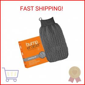 Caronlab Australia P17970 Bump Eraiser Exfoliating Shower Mitt For Ingrown Hair Treatment Razor Bumps And