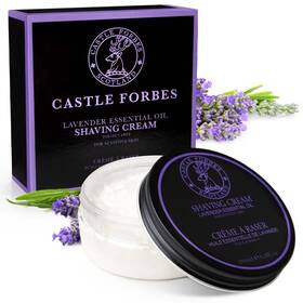 Castle Forbes Cf-03030 Lavender Shaving Cream For Men 6.8 Fl.oz. Moisturizing Smoot