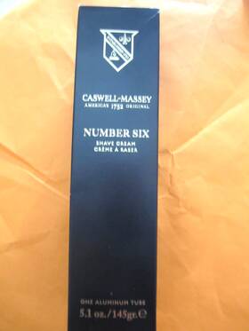 Caswell-massey 008292699322 Number Six Shave Cream 5.1 Oz Tube New In Box