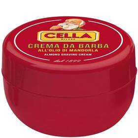 Cella 755332017812 Milano Classic Almond Shave Cream/soap With Tallow 150 Gm Made In Italy A F