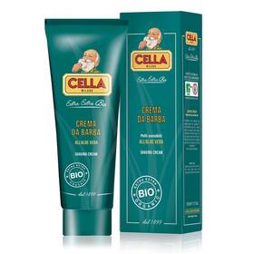 Cella Wj-57063 Organic Shaving Cream With Aloe Vera Tube 150 Ml 5.1 Fl. Oz