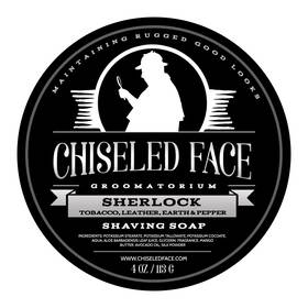 Chiseled Face Groomatorium 090125942224 Sherlock - Handmade Luxury Shaving Soap From
