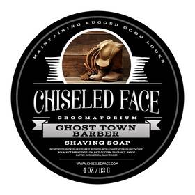 Chiseled Face Groomatorium 090125942286 Ghost Town Barber - Handmade Luxury Shaving Soap From Groomator