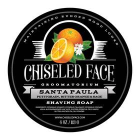 Chiseled Face Groomatorium 090125942521 Santa Paula Citrus - Handmade Luxury Shaving Soap From