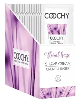 Classic Brands 638258900614 Coochy Shave Cream Floral Haze Foil 15 Ml 24pc Display