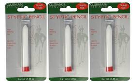 Clubman 70066081206 Pinaud Stops Bleeding Styptic Pencil For Shaving Cuts Men 0.33oz 3pack