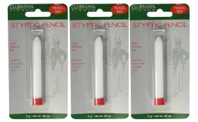 70066081206 Clubman Pinaud Stops Bleeding Styptic Pencil For Shaving Cuts Men 0.33oz 3pack