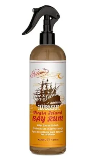 Clubman Pinaud 070066433821 After Shave Cologne Bay Rum 16 Fl Oz