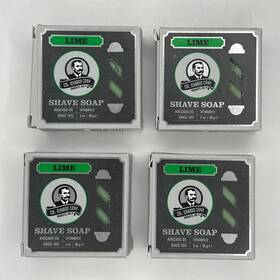 Col. Conk 788475000038 Ichabod Shave Soap Lime Lot Of 4 2 Oz Bars