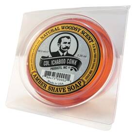 Col. Conk Products Inc. 689978264098 Col. Ichabod Mens Amber Shaving Soap Shave Bar Sm