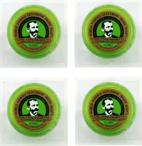 Col. Conk Products Inc. 692991702300 Ichabod Glycerin Soap Lime 4 Pack Multi-colored 2 Oz