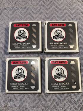 Col. Conk Products Inc. 788475002803 Col. Ichabod Shave Soap 3.15oz Bayrum 4 Pack Bay Rum