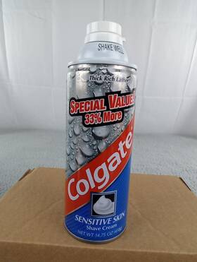 Colgate 035000850003 Sensitive Skin Shave Cream 14.75 Oz Can Vintage Discontinued New