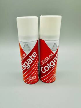Colgate 035000851901 2 Vintage Shave Cream Thick Rich Lather 2.25 Oz Travel Size Cans