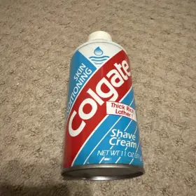 Colgate 035000859129 90s Skin Conditioning Thick Rich Lather Shaving Shave Cream 11 Oz. Prop Colgate 035000859129 90s Skin Conditioning Thick Rich Lather Shaving Shave Cream 11 Oz. Prop